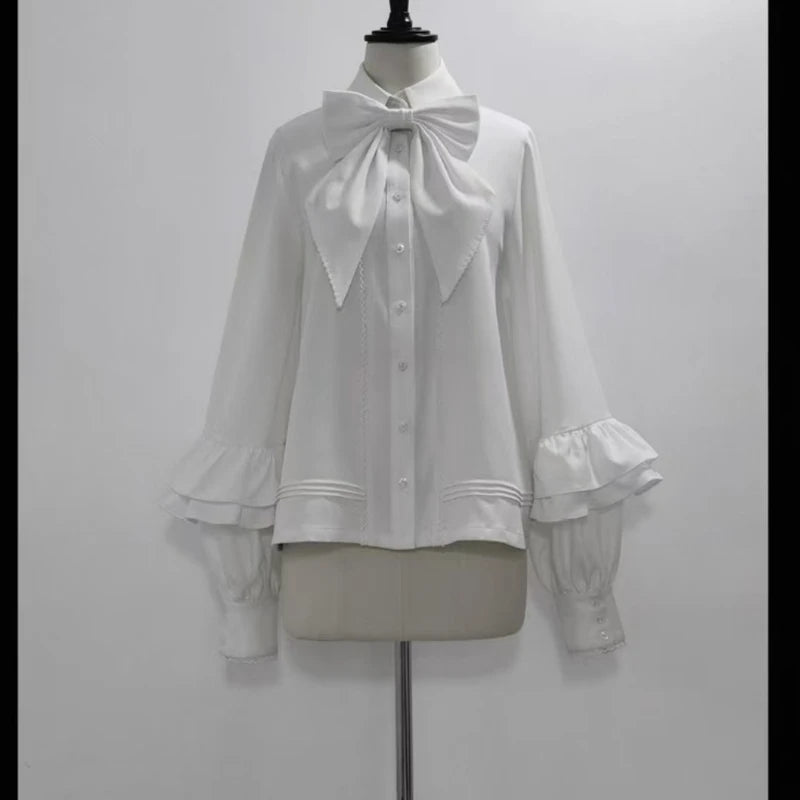 Japanese Gothic Y2K Bow Set