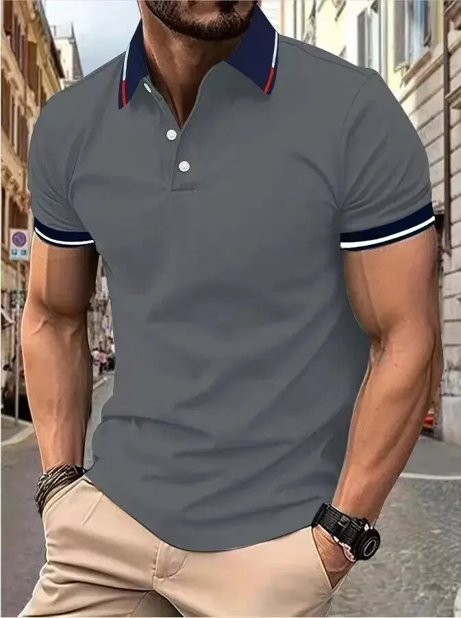 Men's Polyester Polo Shirt Chicchar Fashion