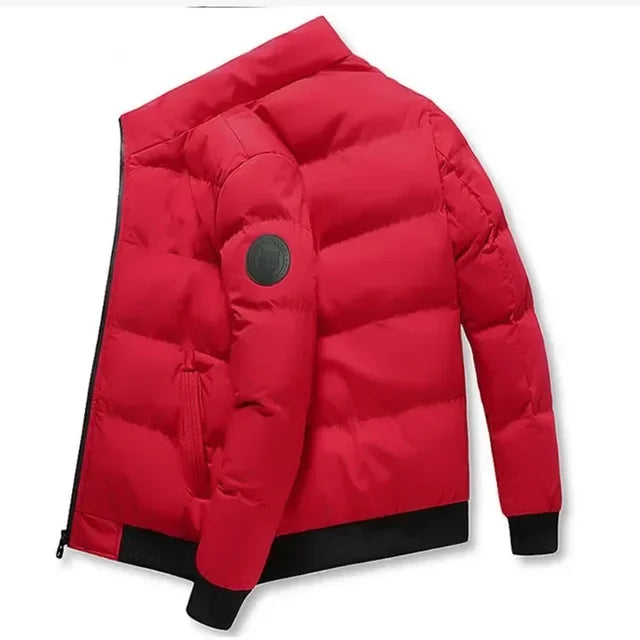 Men's Thick Zipper Warm Coat