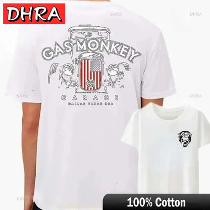 Gas Monkey Cotton Graphic Tee Chicchar Fashion