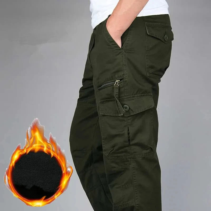 Men's Fleece Cargo Pants