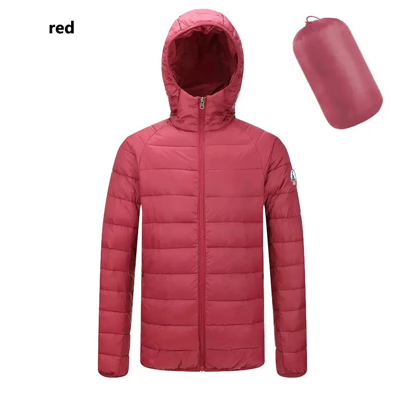 Warm Lightweight Hooded Jacket