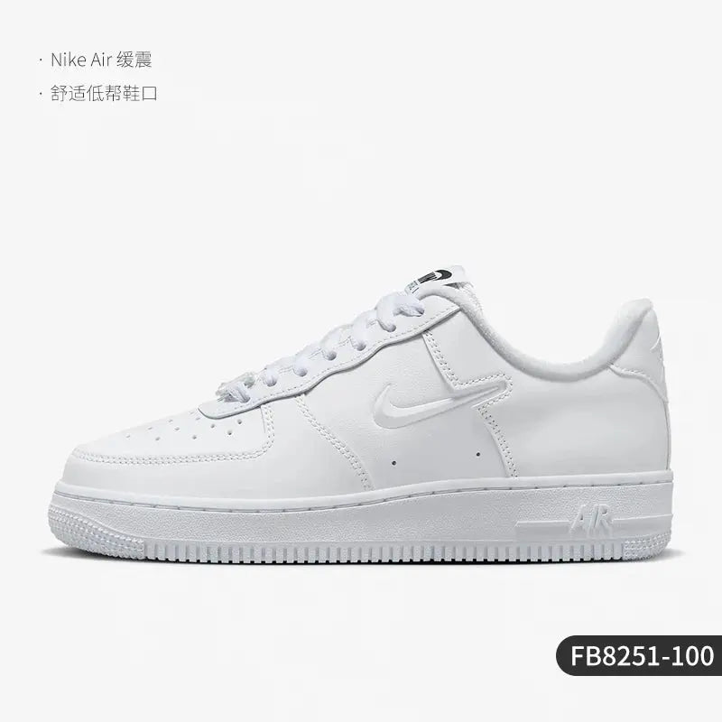 Nike Official Genuine Air Force 1 Low Unisex Low-Top Casual Sneakers FB8251-100 - Chicchar Fashion