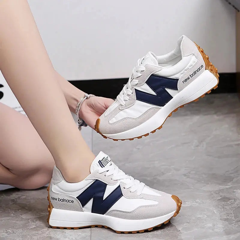 Women's Causal Sneakers New Autumn Shoes Woman Fashion Breathable Lace Up Sports Shoes for Women Platform Walking Designer Shoes - Chicchar Fashion