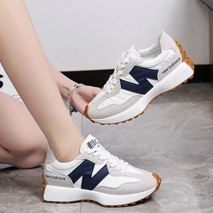 Women's Causal Sneakers New Autumn Shoes Woman Fashion Breathable Lace Up Sports Shoes for Women Platform Walking Designer Shoes - Chicchar Fashion