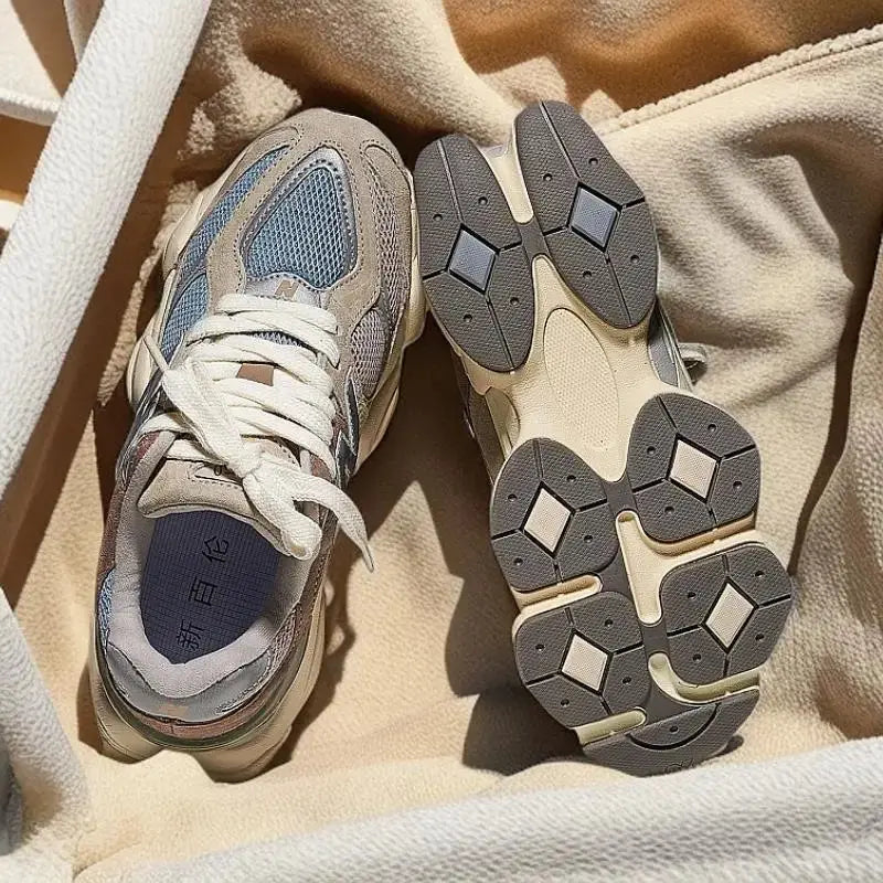 9060 Autumn & Winter New Small Elephant Hoof Shoes - Unisex Versatile, Retro Dad Sneakers, Non-Slip Runners versatile - Chicchar Fashion