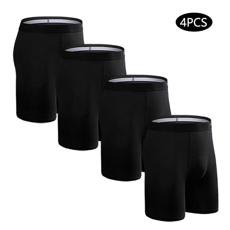 4pc Cotton Long Boxer Briefs Chicchar Fashion