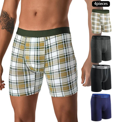 Cotton Spandex Boxer 4-Pack Chicchar Fashion