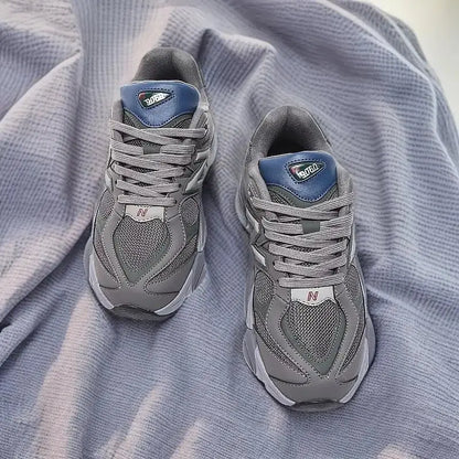 Women's shoes 2024 summer 1906R sports shoes men's shoes retro casual dad shoes brown gray blue - Chicchar Fashion