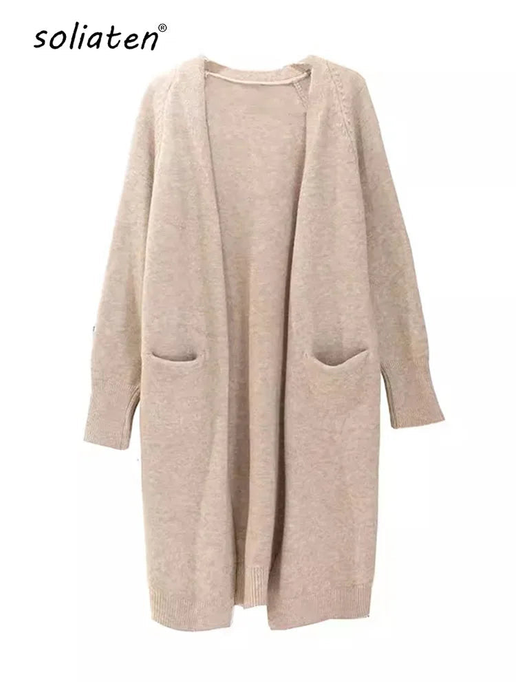 Cashmere Blend V Neck Cardigan Chicchar Fashion