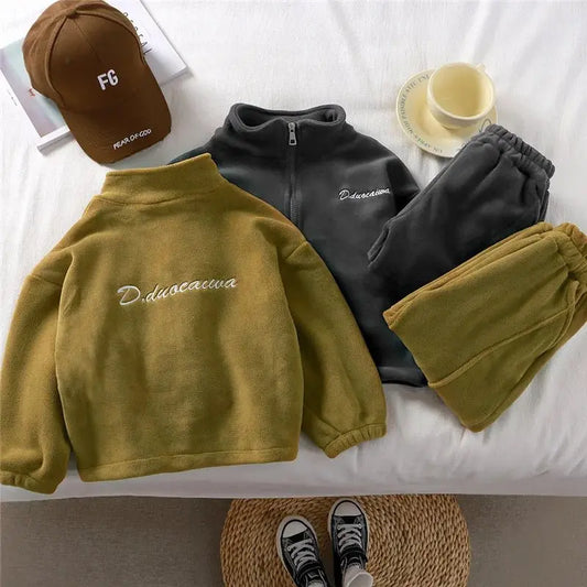 Cozy Kids Winter Outfit Set - Chicchar Fashion