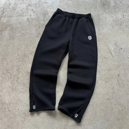 Y2K Baggy Cotton-Poly Pants