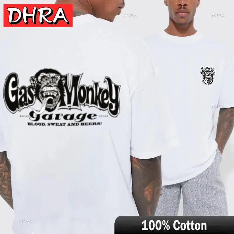 Gas Monkey Cotton Graphic Tee Chicchar Fashion