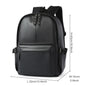 Men Leather Laptop Backpack Large Antitheft Travel Backpack High Quality Fashion Knapsack Bags for Male - Chicchar Fashion