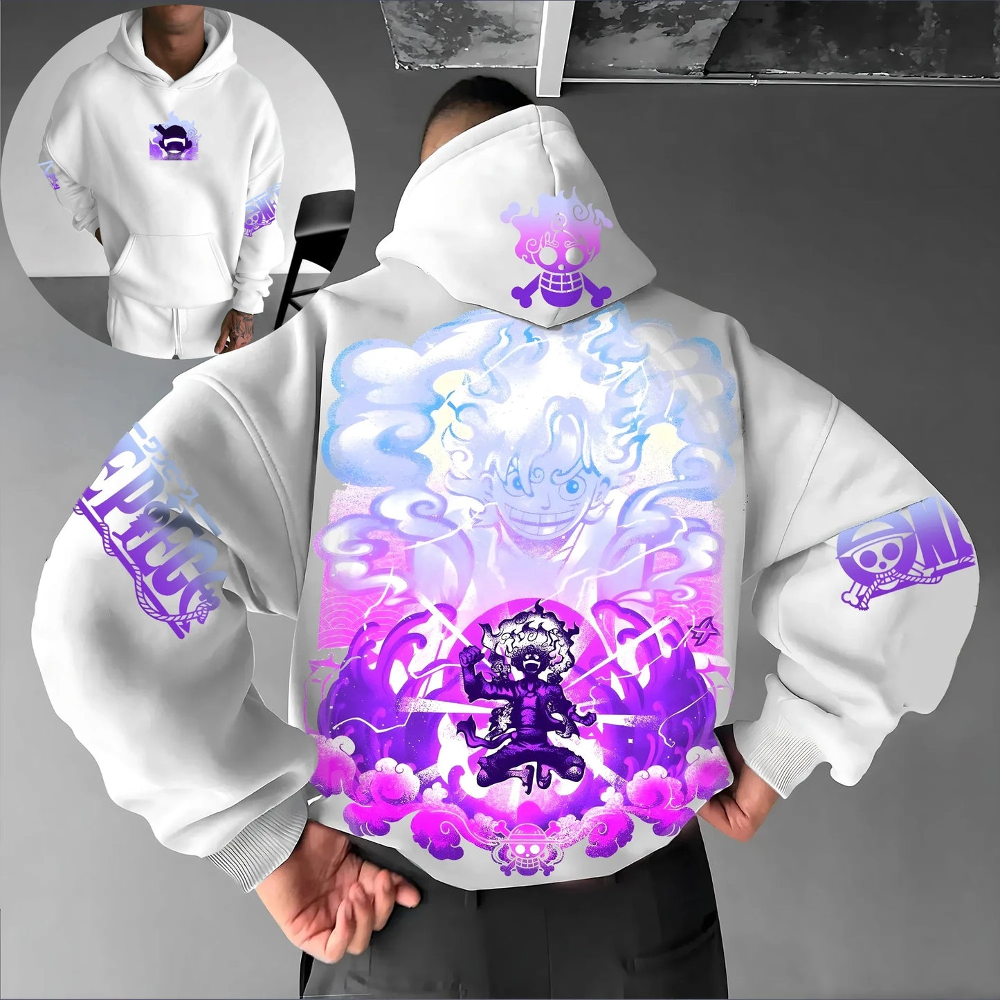 Luffy Gear 5 Cotton Hoodie