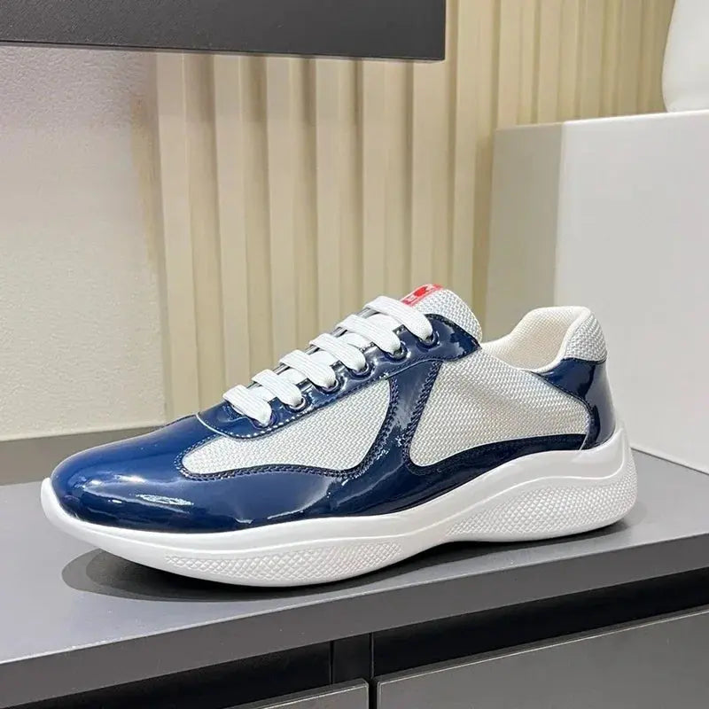 2025 Men's fashion,personality,  women's leisure, fully equipped sports shoes, leather mesh, breathable running shoes, rubber ou - Chicchar Fashion