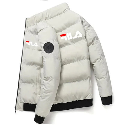 Men's Thick Zipper Warm Coat