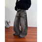 Gray Denim Y2K Baggy Jeans