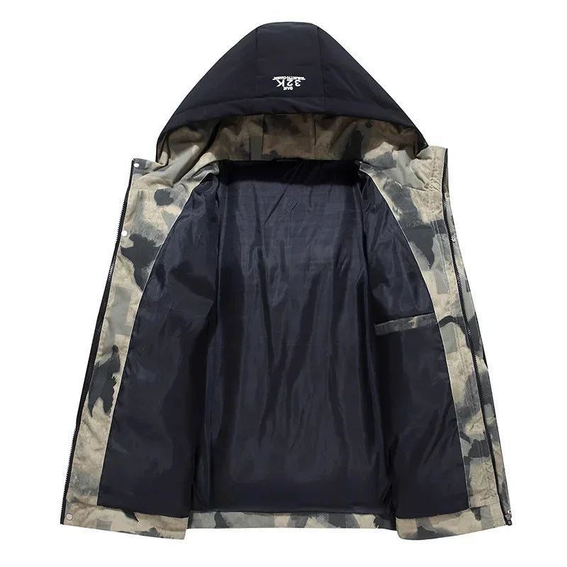 Thickened Hooded Cotton Coat