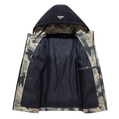 Thickened Hooded Cotton Coat