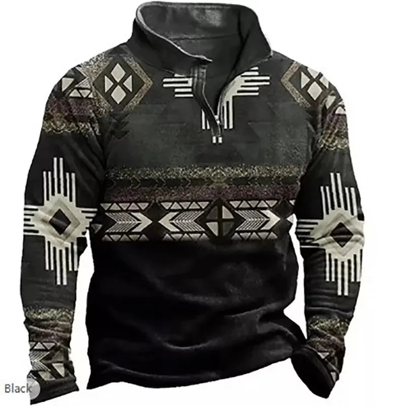 Men's 3D Polyester Long Sleeve