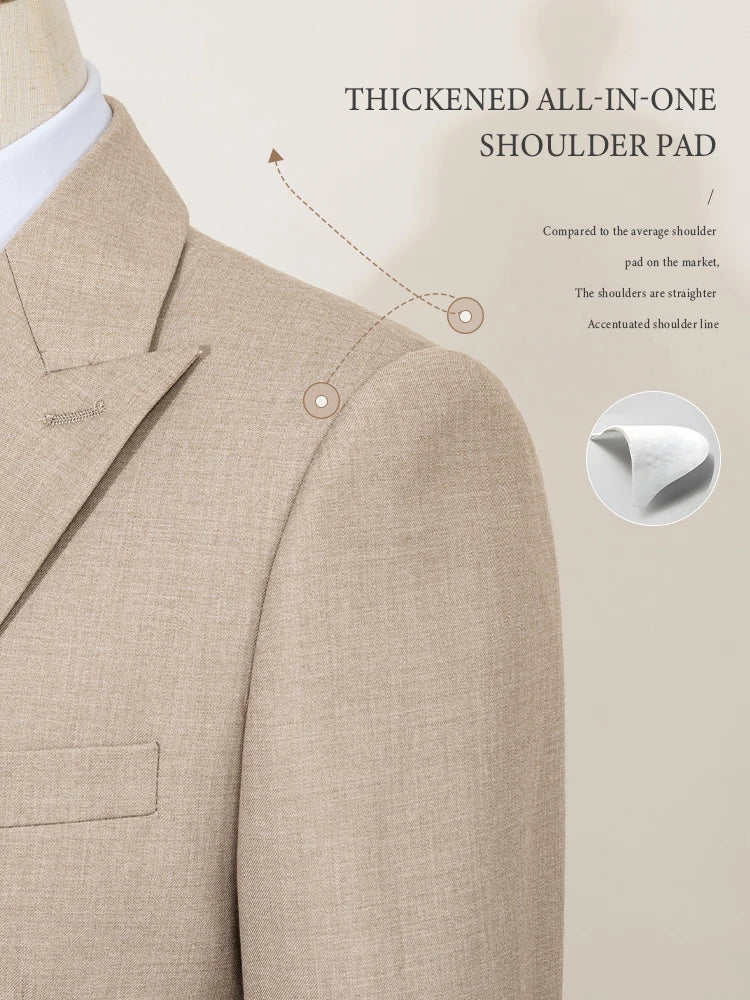 Double Breasted Slim Fit Suit