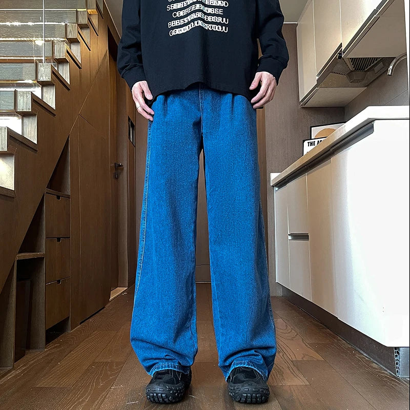 Men's Cotton-Blend Baggy Jeans