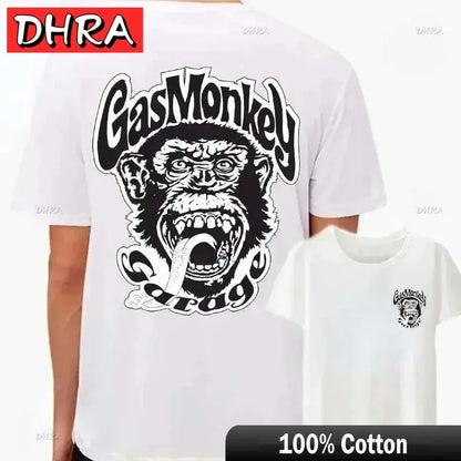 Gas Monkey Cotton Graphic Tee Chicchar Fashion