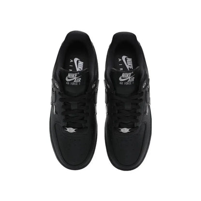 Nike Air Force 1 Low Wans Black And Silver Four-Hook Sneakers HQ1180-001 Versatile Low-Top Durable Sports Casual Shoes For Women - Chicchar Fashion