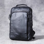 EliteCraft Genuine Leather Men's School Backpack