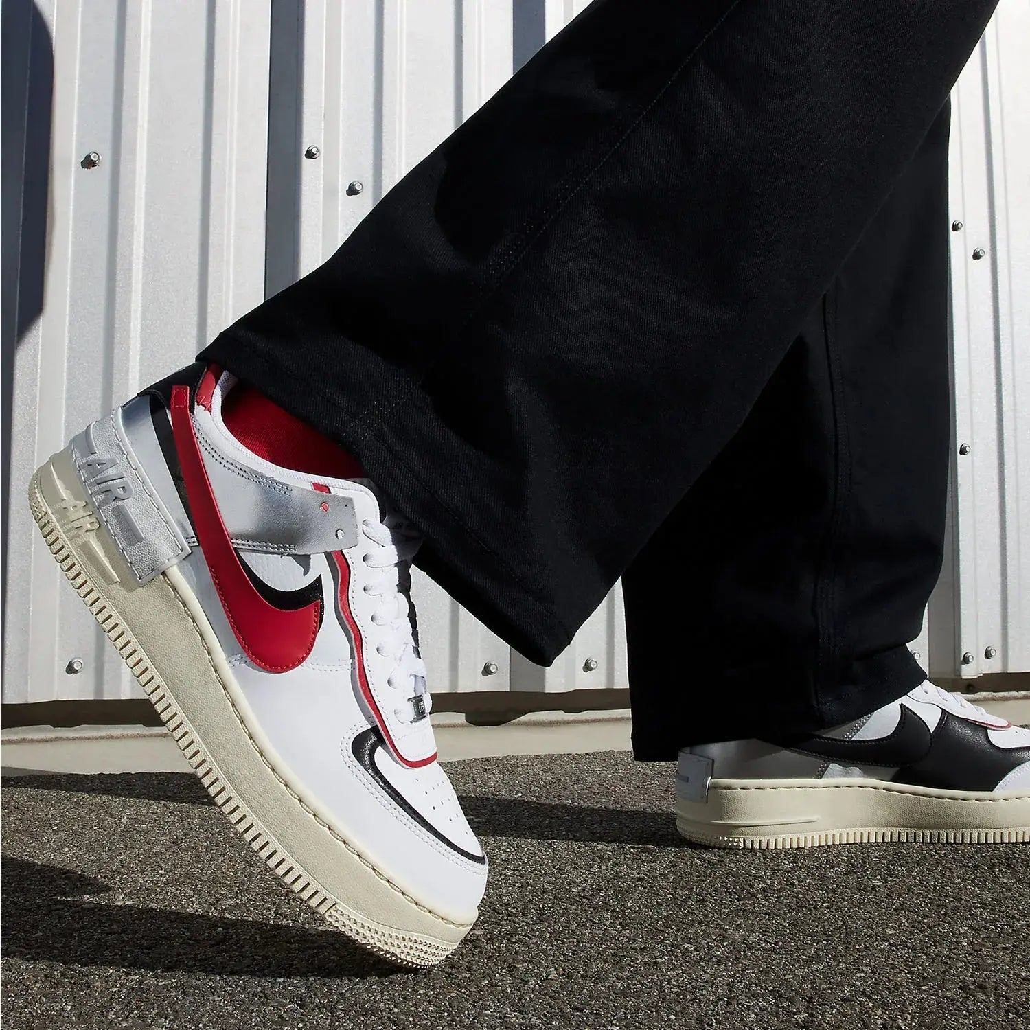 Nike Official Authentic Women's AF1 Shadow Air Force 1 Durable Sports Shoes FN6335-100 - Chicchar Fashion