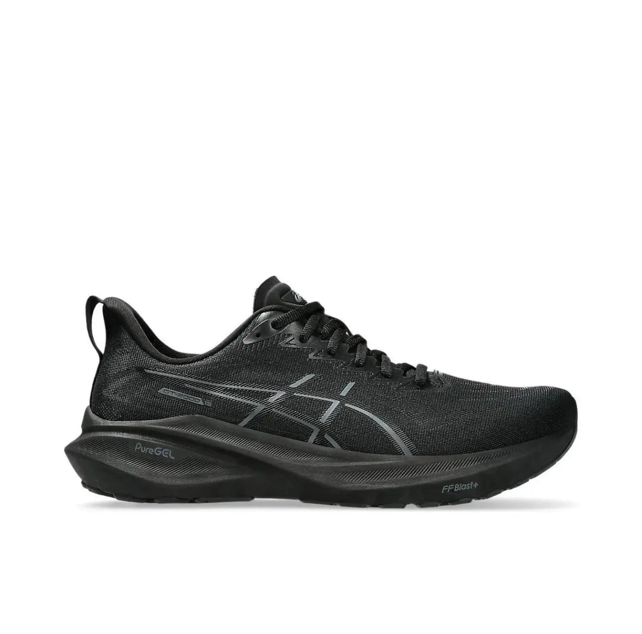 ASICS Comfortable Stable Lightweight Shock-absorbing Breathable Support Training Long-distance Running Shoes for Men Black - Chicchar Fashion