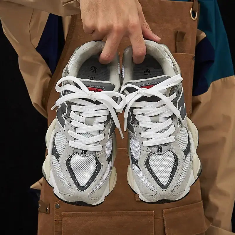 Lined WarmFashion chunky - sole casual shoes, trendy design, street eye - catching - Chicchar Fashion