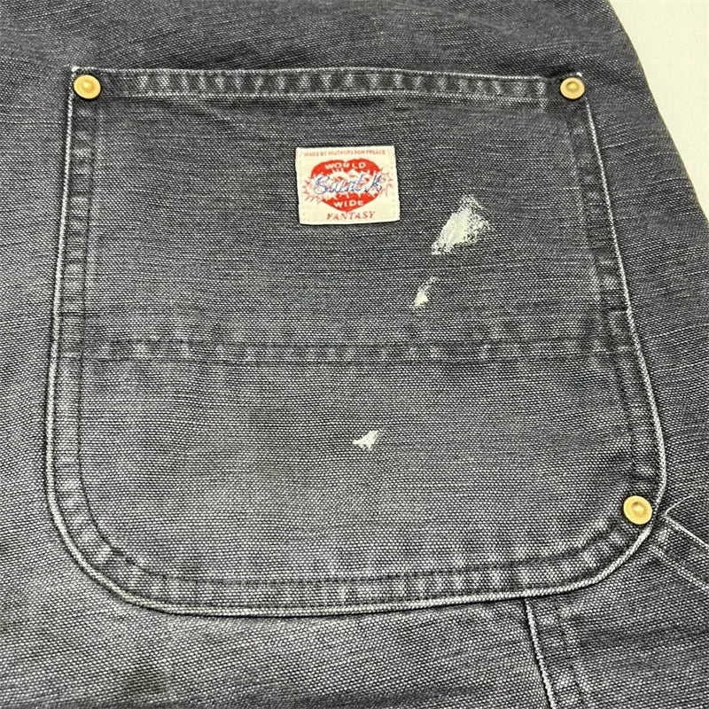 RetroSaint Unisex Denim Shorts