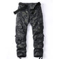 Camo Cargo Straight Leg Pants