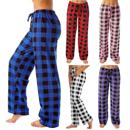 Cozy Plaid Pajama Pants - Chicchar Fashion