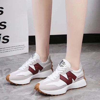 Women's Causal Sneakers New Autumn Shoes Woman Fashion Breathable Lace Up Sports Shoes for Women Platform Walking Designer Shoes - Chicchar Fashion