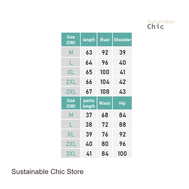 French Printed Two-Piece Set