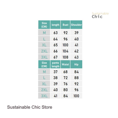 French Printed Two-Piece Set