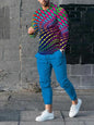 Men's 3D Print Polyester Set