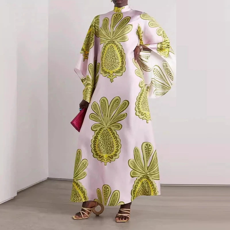 Ethnic Boho Cotton Maxi Dress