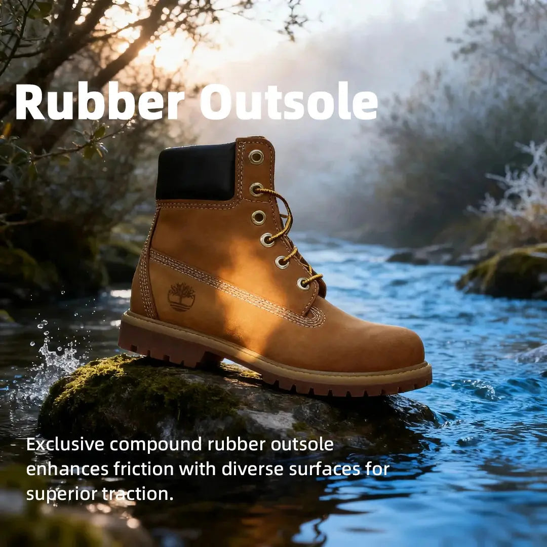 Timberland Women's Indestructible Outdoor Classic Yellow Boots Waterproof and Wear-Resistant High-Top Casual Martin Boots 10361713 - Chicchar Fashion