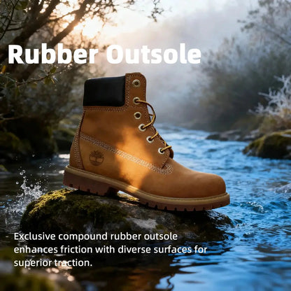 Timberland Women's Indestructible Outdoor Classic Yellow Boots Waterproof and Wear-Resistant High-Top Casual Martin Boots 10361713 - Chicchar Fashion