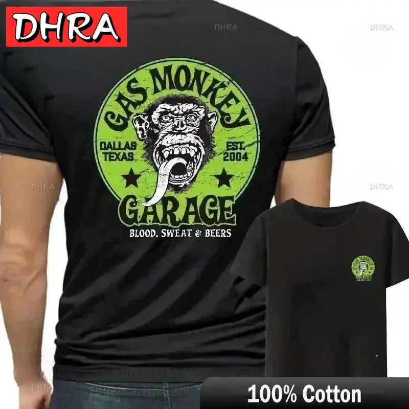Gas Monkey Cotton Graphic Tee Chicchar Fashion