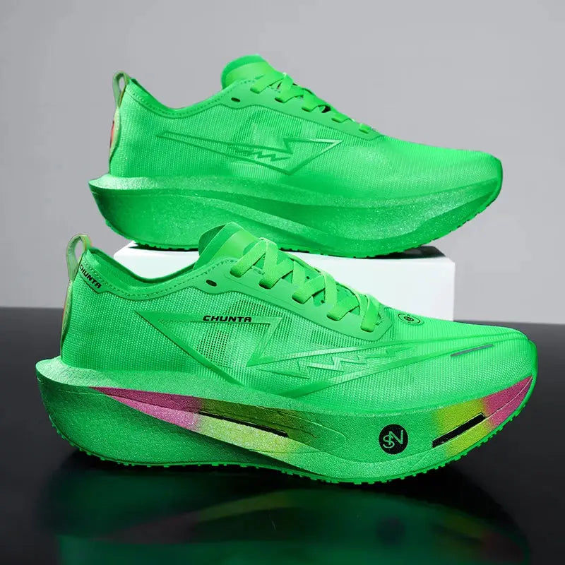 Running Shoes Carbon Board Speciality Marathon Men Sports Breathable Lightweight Women's Comfortable Athletic Nonskid Sneakers - Chicchar Fashion