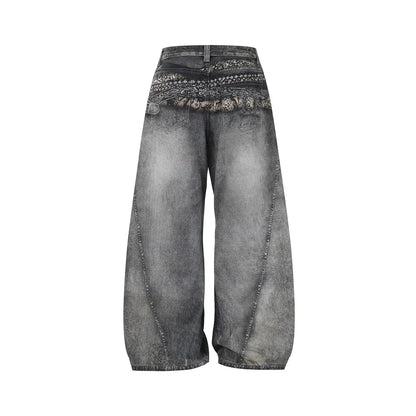 Y2K Vibe: Vintage Wide-Leg Denim for Women