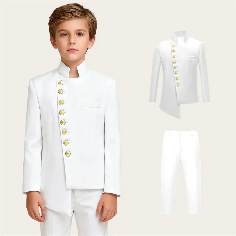 Royal Blue Boys' Formal Suit - Chicchar Fashion