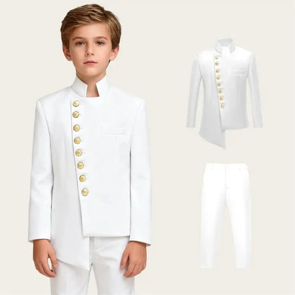 Royal Blue Boys' Formal Suit - Chicchar Fashion