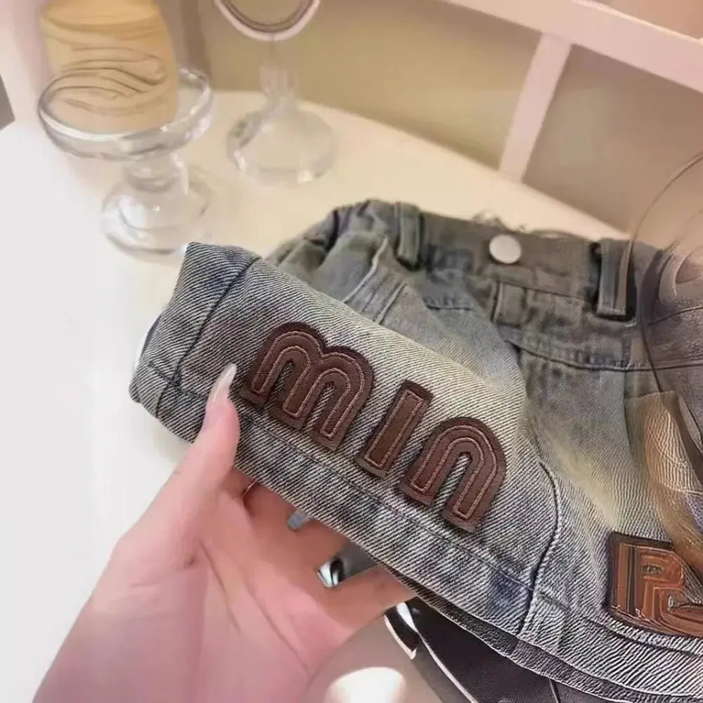 Chic Kids' Denim & Tee Set - Chicchar Fashion