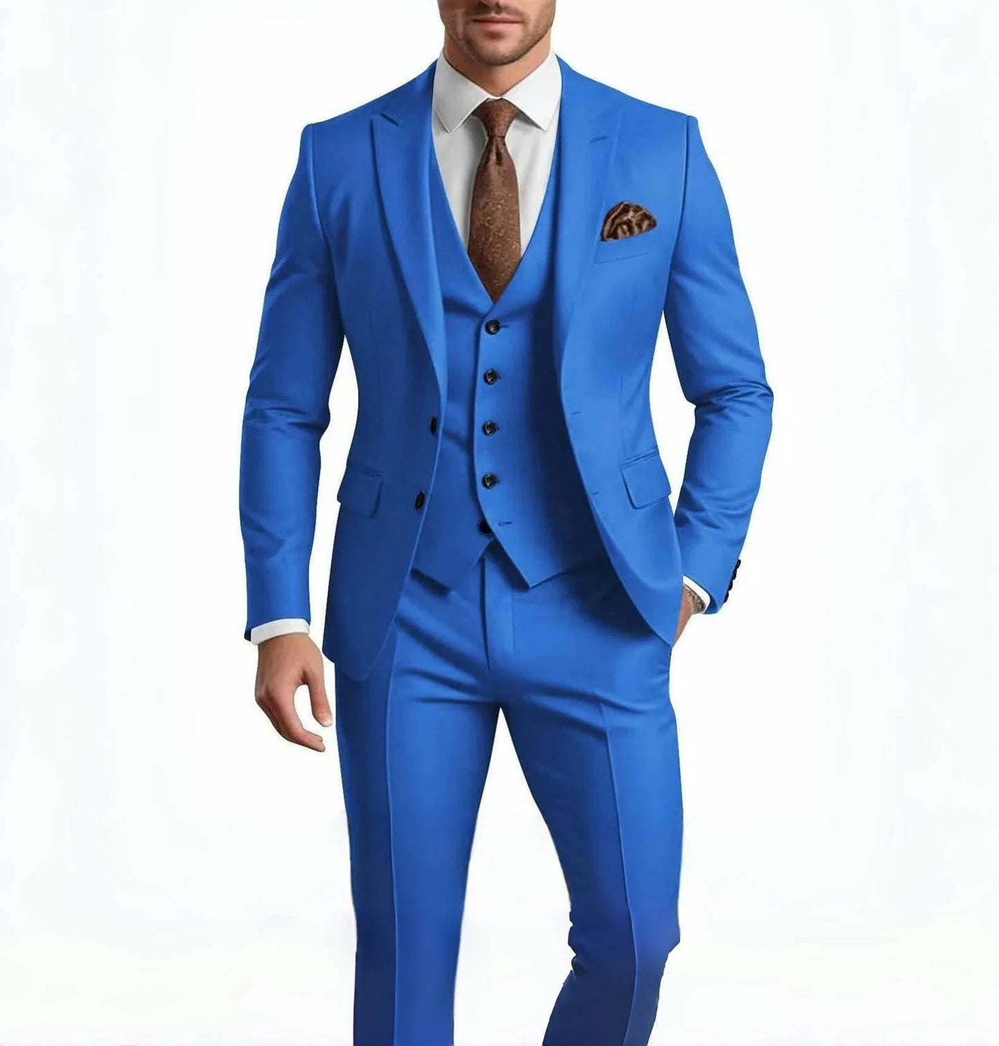 Polyester Twill 3-Piece Tuxedo